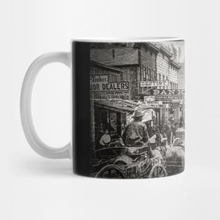 Riding into a Boom Town Mug